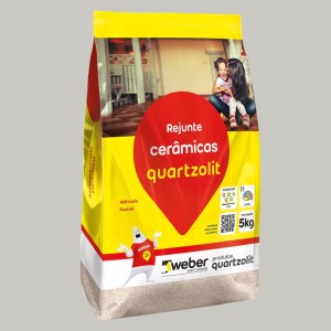 REJUNTE FLEXIVEL | 5kg | CINZA PLATINA | QUARTZOLIT