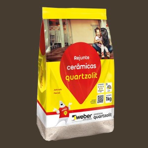 REJUNTE FLEXIVEL | 1kg | MARROM CAFE | QUARTZOLIT