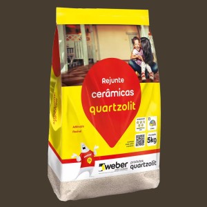 REJUNTE FLEXIVEL | 5kg | MARROM CAFE | QUARTZOLIT