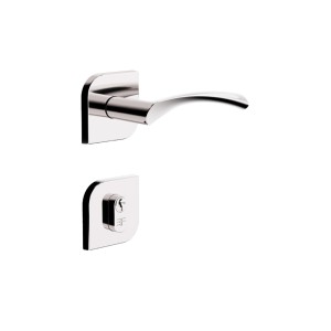 FECHADURA EXTERNA | 735E11955CR | DESIGN | ROSETA | ALAVANCA | 55 | CROMADO | 3F