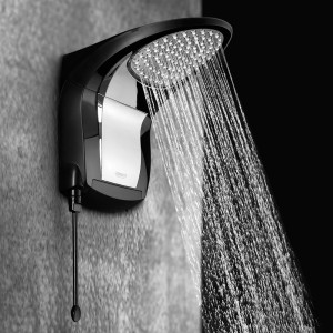 DUCHA ACQUA JET ULTRA | PRETO/CROMADA | 7800W | 220V | LORENZETTI