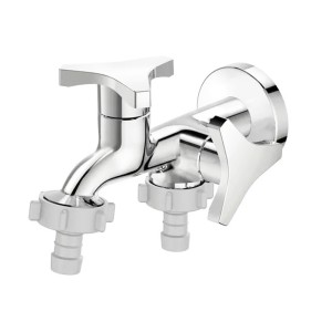 TORNEIRA TANQUE MAQUINA | 1155-NGY | NOVA GYRO | DN15 CROMADA | FABRIMAR