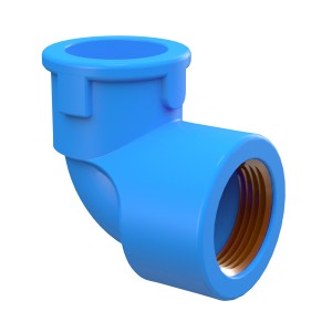 JOELHO 90 SOLDAVEL COM BUCHA DE LATAO | 20x1/2 | AZUL | TIGRE