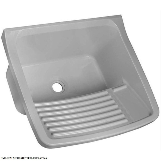 TANQUE PLASTICO | TQ0/SCPRA | N.0 | 22L | 47x43x27 | PRATA | ASTRA
