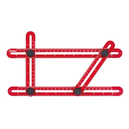 GABARITO ANGULAR MULTIFUNCAO | PLATICO | CORTAG
