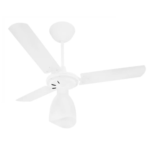 VENTILADOR DE TETO NEW DELTA | LIGHT 3 PAS | LQ | 220V | BRANCO | VENTI-DELTA