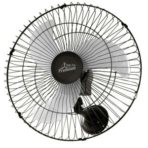 VENTILADOR DE PAREDE | OSCILANTE | PREMIUM | BIVOLT | 60cm | PRETO | VENTI-DELTA