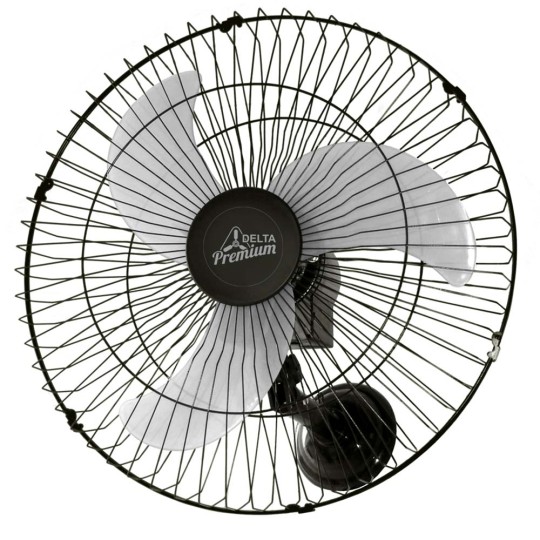 VENTILADOR DE PAREDE | OSCILANTE | PREMIUM | BIVOLT | 60cm | PRETO | VENTI-DELTA