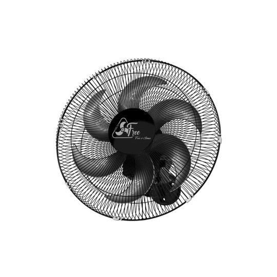 VENTILADOR DE PAREDE | OSCILANTE FREE | BIVOLT | 40cm | PRETO | VENTI-DELTA