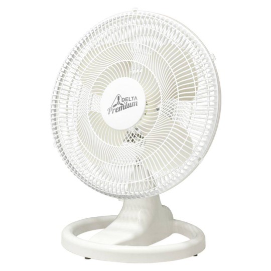 VENTILADOR DE MESA/PAREDE | OSCILANTE PREMIUM BIVOLT | 50cm | BRANCO | VENTI-DELTA