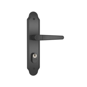 FECHADURA EXTERNA | ESPELHO PRETO FOSCO | ALAVANCA G | 803/03 | STAM