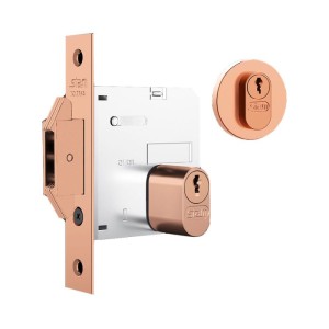 FECHADURA PARA PORTA DE CORRER-BATER | ROSETA REDONDA ROSE | 1006 | STAM