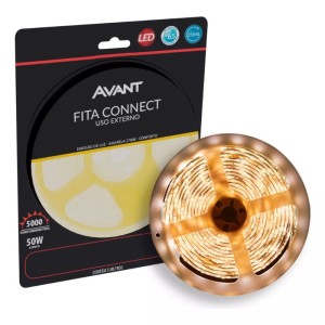 FITA LED IP65 EXTERNO 10WM | 5m | 2700K | 220 | LUZ AMARELA | AVANT