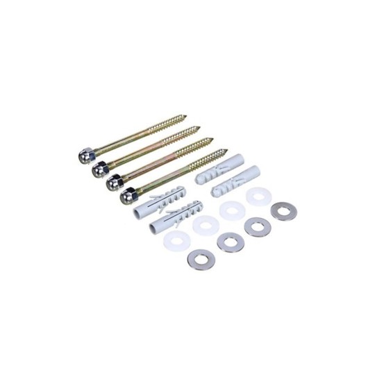 CONJUNTO PARAFUSO FIXACAO PARA TANQUE P/M/G | CROMADO | INCEPA / ROCA