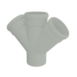 JUNCAO DUPLA ESGOTO SERIE R DN | 100mm | TIGRE