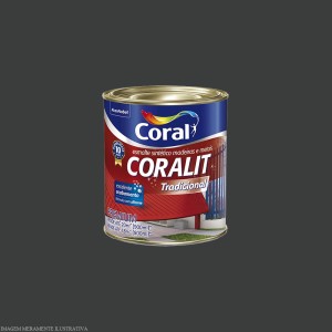 CORALIT ULTRA RESISTENCIA | ALTO BRILHO | PRETO | 0.9L | CORAL