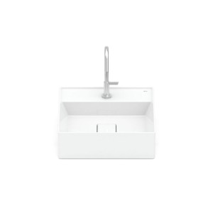 CUBA SEMI ENCAIXE COM MESA | TERRA | T10 | 40x40 | BRANCO | ROCA