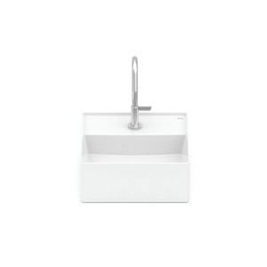 CUBA APOIO QUADRADA COM MESA | TERRA | T7 | 30x30 | BRANCO | INCEPA
