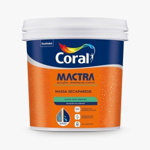 MASSA SECA PAREDE | 4.5kg | MACTRA | CORAL