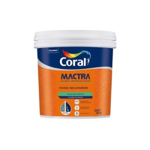 MASSA SECA PAREDE | 18kg | MACTRA | CORAL