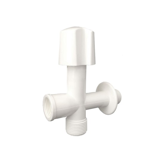 REGISTRO PRESSAO MAQUINA LAVAR | MADRI | ENT 1/2-SAIDA 3/4 | BRANCO | DUDA