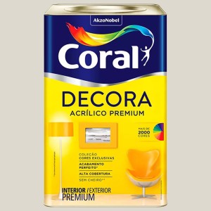 DECORA MATTE FOSCO | BRANCO GELO | 18L | CORAL