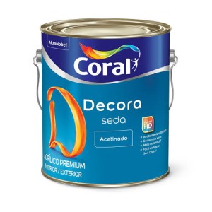 DECORA SEDA | ACETINADO | BRANCO | 3.6L | CORAL