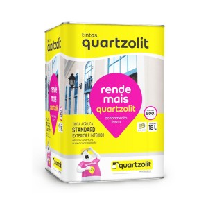 TINTA RENDE MAIS STANDARD | 18lt | BRANCO NEVE | QUARTZOLIT