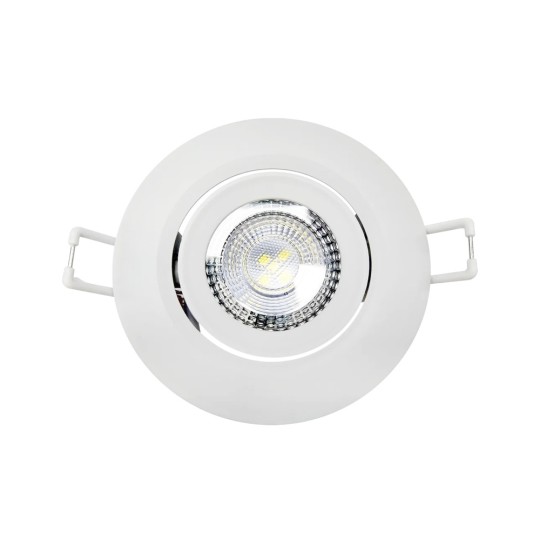 SPOT AUTHENTIC LED REDONDO 3W | 3000K | LUZ AMARELA | BRANCO | BIVOLT NH250 | AVANT