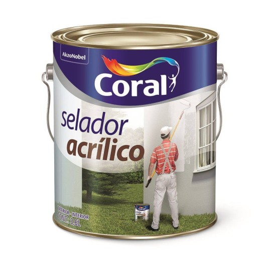 SELADOR ACRILICO | BRANCO | 3.6L | CORAL
