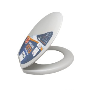 ASSENTO SANITARIO FLEX | UNIVERSAL | CINZA CLARO | DUDA