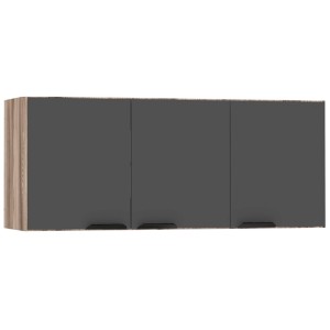 ARMARIO EM MADEIRA AEREO | FLAMINGO | TAMARINDO-PRETO | 150 | COZIMAX