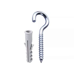 GANCHO ZINCADO COM BUCHA | 4.4x67 | 08mm | BEMFIXA