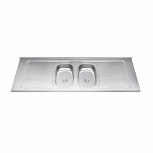 PIA INOX CUBA DUPLA | N4-140 PLUS | 2000x560/02 | GHELPLUS