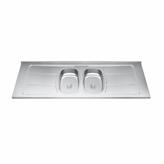 PIA INOX CUBA DUPLA | N4-140 PLUS | 2000x560/02 | GHELPLUS
