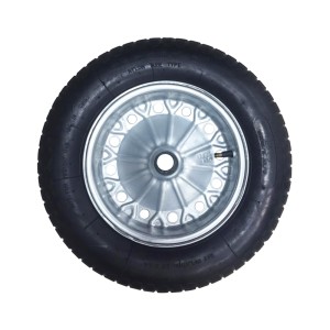 RODA COM PNEU CAMARA GRANDE | 3.25x8 | METALOSA