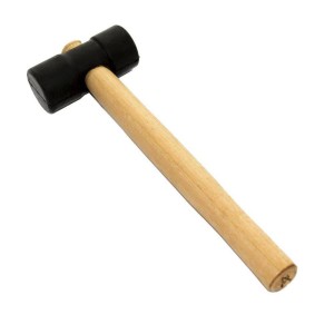 MARTELO BORRACHA | CABO | 40mm | PRETO | SARGENTO