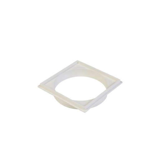 PORTA GRELHA N.58 QUADRADA P/CX SIFONADA | BRANCA | 100mm | KRONA