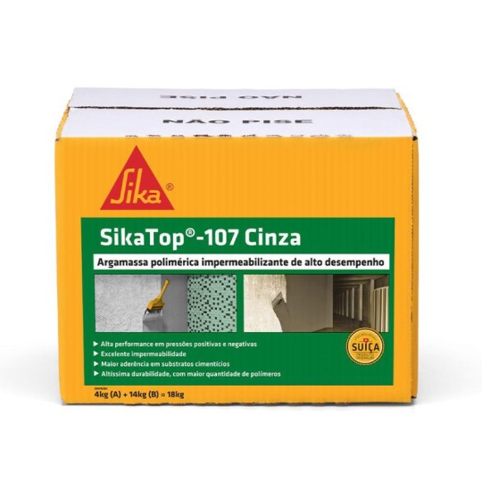 SIKA TOP 107 | 18kg | CAIXA (2 COMPONENTES) 2 A 4m2