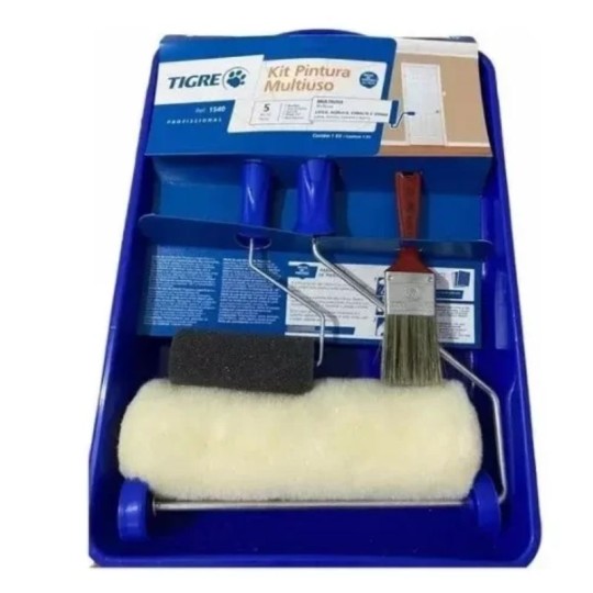 KIT PINTURA E ACABAMENTO COM 5 PECAS | 1540 | TIGRE