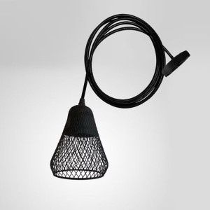 PENDENTE | CAGE | E27 | PRETO | GMH