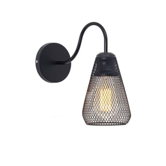 ARANDELA | CAGE | E27 | PRETO | GMH