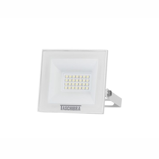 REFLETOR | LED | SLIM | 30w | 3000K | BRANCO | TASCHIBRA