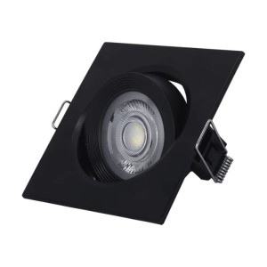 SPOT LED | FENIX II | QUADRADO | MR16 | 5W | 6000K | PRETO | KIAN