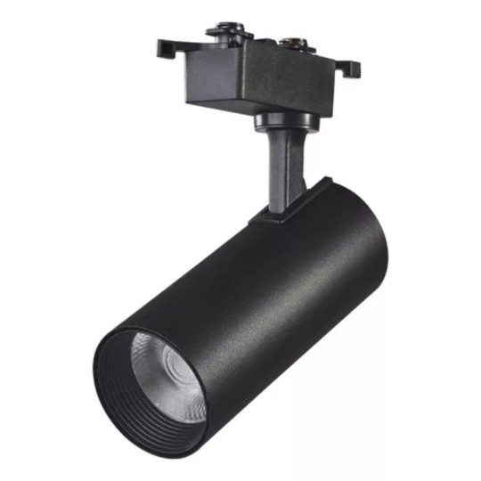 SPOT LED PARA TRILHO AUTHENTIC T1 | 30W | 6500K | LUZ BRANCA | PRETO | BIVOLT | AVANT