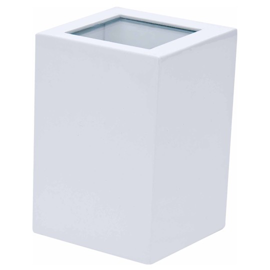 BALIZADOR FRANKF EM ALUMINIO | 1xG9 2 FACES GRANDE | BRANCO FOSCO | BLUMENAU