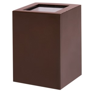 BALIZADOR FRANKF | ALUMINIO | 1xG9 2 FACES GDE | MARROM | BLUMENAU |