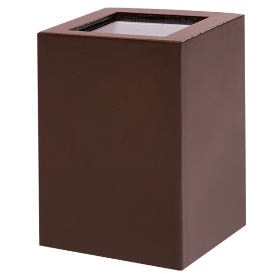 BALIZADOR FRANKF | ALUMINIO | 1xG9 2 FACES GDE | MARROM | BLUMENAU |
