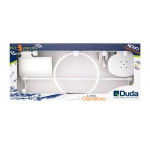 KIT ACESSORIO 5 PECAS | GENEBRA | BRANCO | DUDA