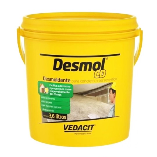 DESMOLDANTE DE CONCRETO | DESMOLD | CD | 3.6L | VEDACIT